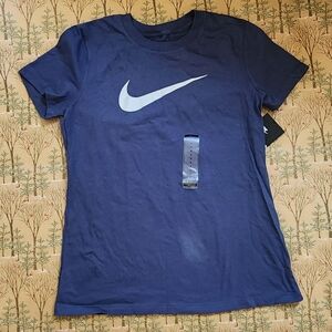 Nike Blue T-Shirt with Logo